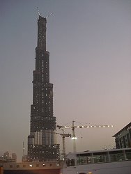 Burj Dubai im Oktober 2007